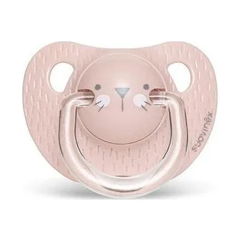 dudlíky SUAVINEX Premium Dudlík anatomický HYGGE +18m VOUSKY - růžová