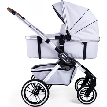 Kočárek Kočárek Teutonia TRIO Silver /Melange Light 2022