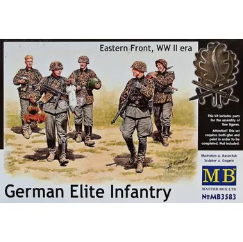 Plastikový model Master Box 1/35 German Elite Infantry, Eastern Front WWII