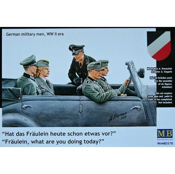 Plastikový model Master Box 1/35 German military men, WWII era (6 fig.)