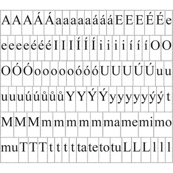 Český jazyk Písmena a slabiky pro 1. třídu - perforované