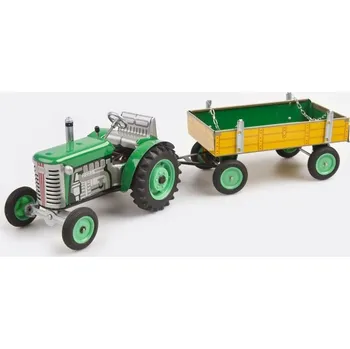 Hračka Traktor Zetor s valníkem zelený
