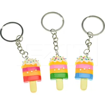 GAZELO Plastový přívěšek na klíče GAZELO (4cm) - Nanuk - 1ks mix barev