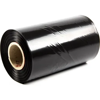 Stavební fólie PE fólie hadice ČERNÁ (tunel) síla 45micron, šířka 250mm, délka 200m