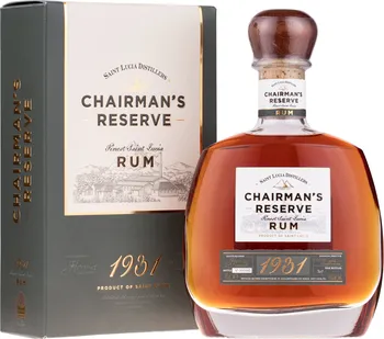 Rum Chairmans Reserve 1931 Finest 46 % 0,7 l dárkové balení