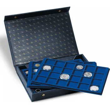 Sběratelství Mincovní Box LEUCHTTURM L včetně 4 kazet