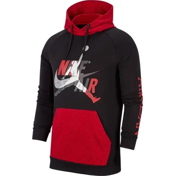 Pánská mikina Jordan Jumpman Classics Hoodie černá/červená