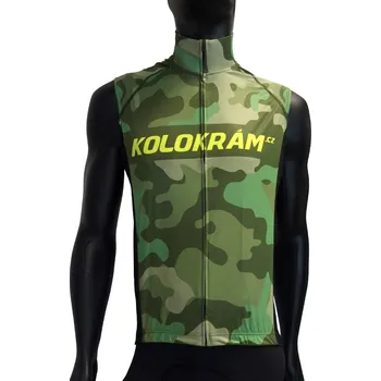 Cyklistická vesta Vesta KOLOKRÁM Camo S