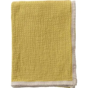 deka Bavlněná deka Decor mustard 125x170, Klippan Švédsko Žlutá