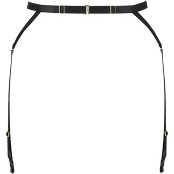 Passion Meggy Garter Belt Black Velikost L/XL