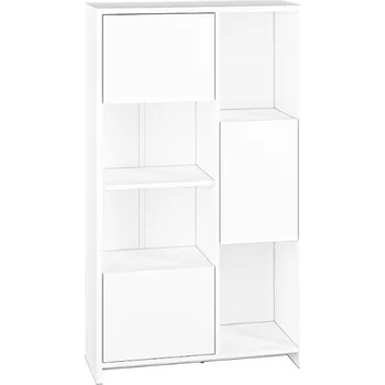 Šatní skříň Regál bílý KENDO 04