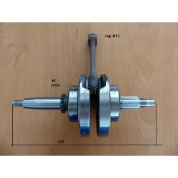 Motor pro motocykl Sohoo Kliková hřídel pitbike dirtbike ATV-klikaYX160 T14