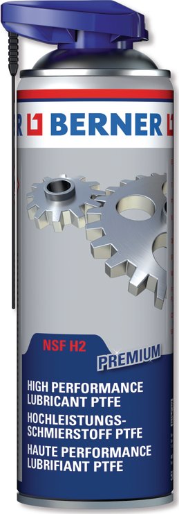 Berner vysoce výkonné mazivo PTFE Premium - sprej 500 ml 367074