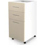 ImportWorld Dolní skříňka se zásuvkami Tito D3S40-82 (Barva: Béžová)