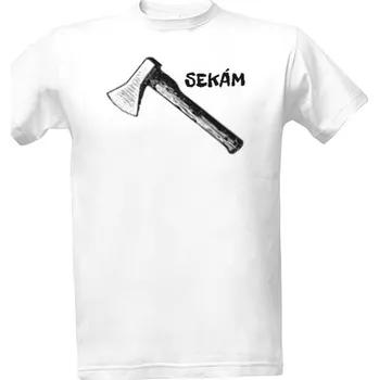 Tričko s potiskem sekám pánské