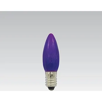 Vánoce Žárovka 20V 3W E10 C13 vánoční fialová