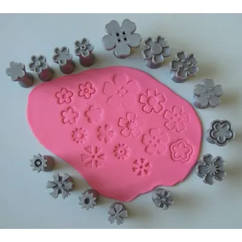 kreativní sada Velká sada razidel KVĚTY 804 ( 15 kusů v sadě )