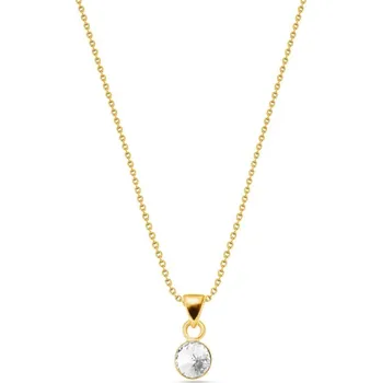 Náhrdelník Náhrdelník čirý se Swarovski Elements Glee NG1122SS29C Krystal