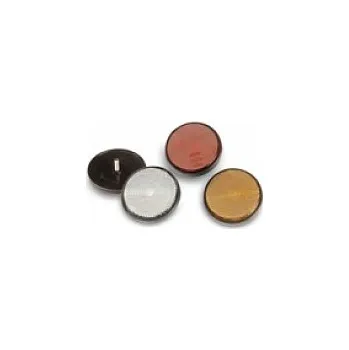 Směrový světlomet Plastová odrazka se šroubem bílá - 60 mm