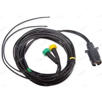 Příslušenství pro přívěs Elektrokabeláž k vleku 7p/5m bez svět.+3,1 m obrys