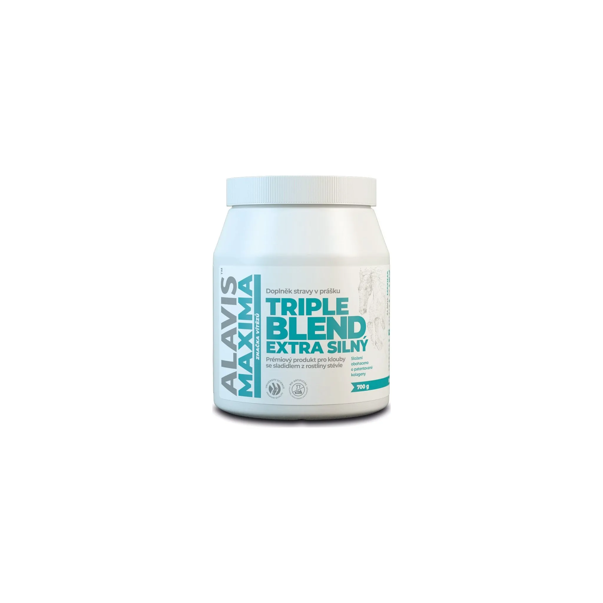 Fotografie 1 - Kloubní výživa Alavis Maxima Triple Blend Extra silný 2x 700 g