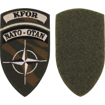 Nášivka ARMÁDNÍ ORIGINÁL Nášivka NATO OTAN KFOR polní camo originál velcro