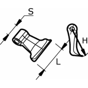 Kladivo Kladivo mulčovače 105x100x40 mm