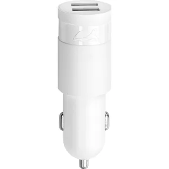 Goobay Riva Power 4222 W00 duální automobilový adaptér 2,4A/2xUSB, bílá
