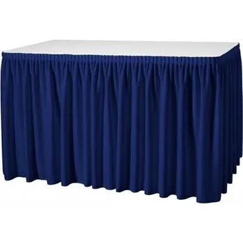 Dámská sukně DENA Rautová sukně Sophie, zvlněný vzor 0,73 x 5,8 m, Modrá 200225