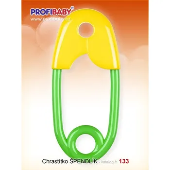 Hračka pro kojence Chrastítko špendlík Profibaby Varianta: kombinace se zelenou