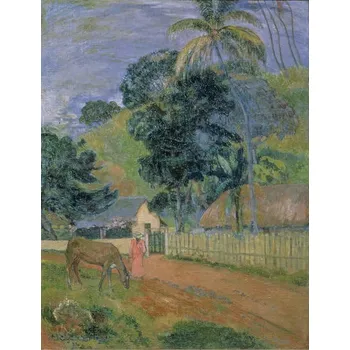Plakát Plakát, Obraz - Landscape, 1899, Paul Gauguin