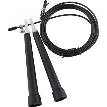 ISO Crossfit švihadlo 300 cm - černé, 1706