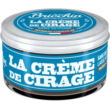 Přípravek pro údržbu obuvi Briochin Krém na obuv - skořicově hnědý, 50ml