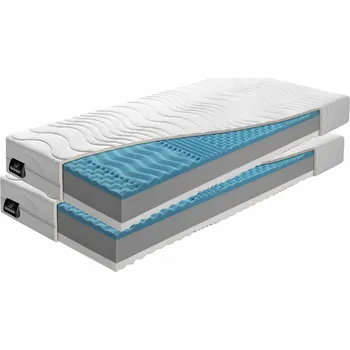 Matrace BENAB ZERO kvalitní pěnová matrace (2 ks) 90x190 cm Pratelný potah Chloe Active