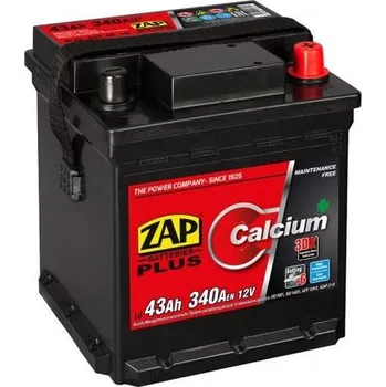 Autobaterie Autobaterie 12V 43Ah pravá 340A plus L- zapojení AJ0543013500U (175×175×190)