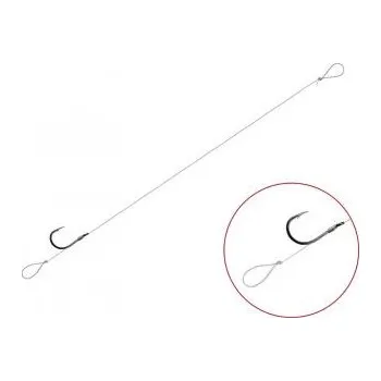 Feedrový nadväzec Delphin FLR Loop / 6ks 12cm #6