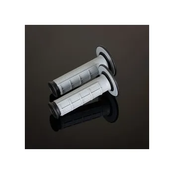 grip Mx Gripy RENTHAL Dual Diamond Half Waffle Grey Black