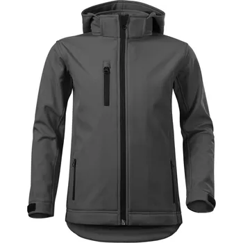 Pánská softshellová bunda Malfini Performance Dětská softshellová bunda 535 ocelová šedá 134