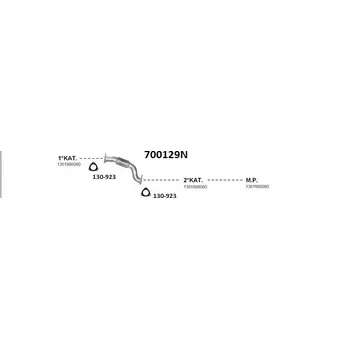 Automobilové těsnění těsnění Bosal 130-923