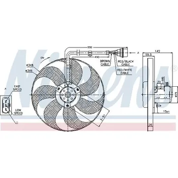 Chladič motoru Nissens 85683