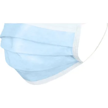 Ochranná rouška jednorázová 3-vrstvá modrá, 10 ks