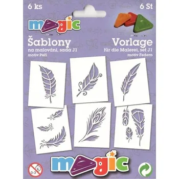 Rico Sada 6ks, šablona na malování, Rico, set J1