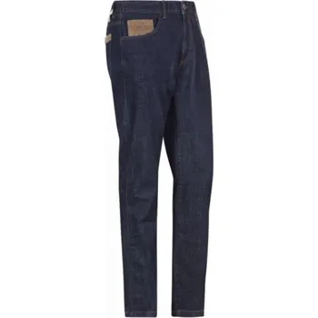 Pánské kalhoty Pánské kalhoty Luis Trenker PETRUS DENIM STRETCH - tmavě modrá M