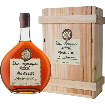 Brandy Armagnac Delord Millésimés - 2003 40% 0,7 (Dřevěný obal)