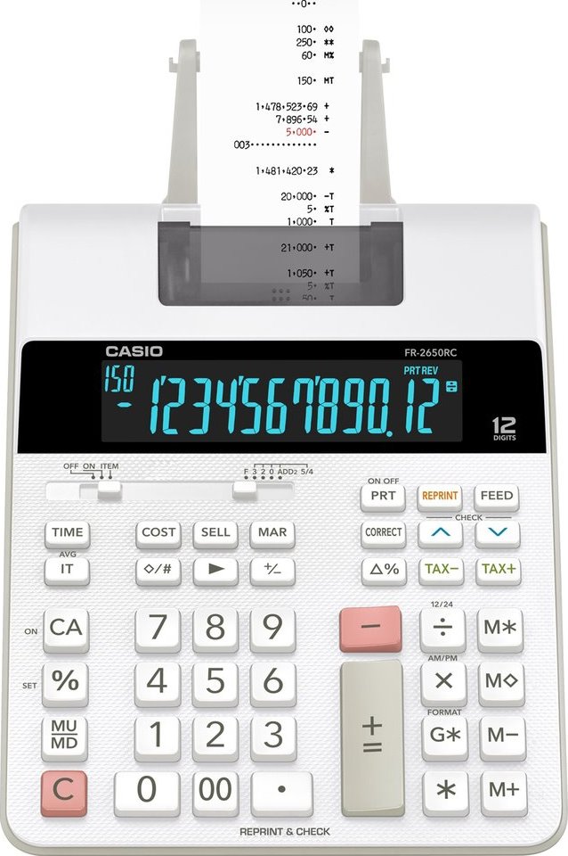 foto Kalkulačka Casio FR 2650 RC