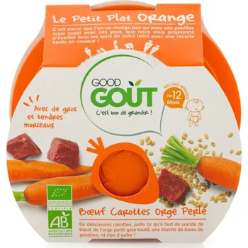 Good Gout Hovězí s mrkví a ječnými kroupami 220g BIO