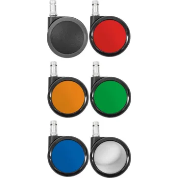 Barevná kolečka pro sedlové židle Salli Soft Standard Castor červená