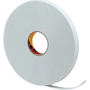 Lepicí páska 3M 9528W Pěnová oboustranně lepicí montážní páska, bílá, 12 mm x 66 m