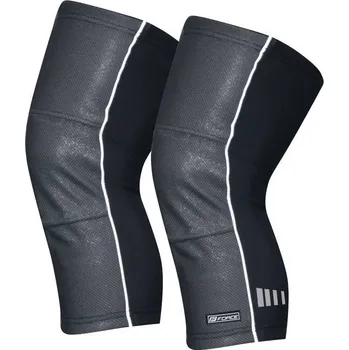 Cyklistické návleky Force návleky na kolena WIND-X (černá)
