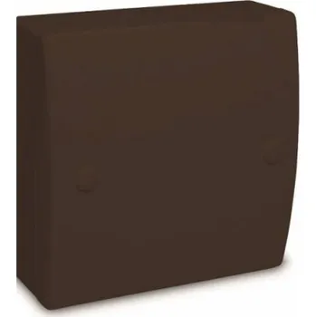 Elektroinstalační krabice Krabice lištová Elcon K80.5 C3 tmavě hnědá 83x83x29mm 00758